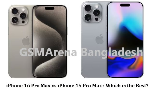 iPhone 16 Pro Max vs iPhone 15 Pro Max